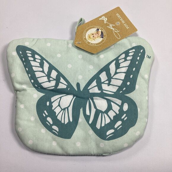 2 Dolly Parton Butterfly Pot Holder Pink Blue Discontinued DG New - Picture 4 of 6